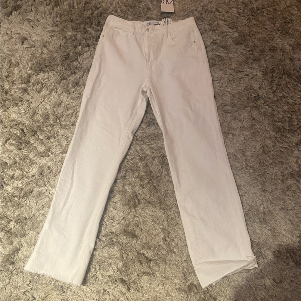 Zara white jeans